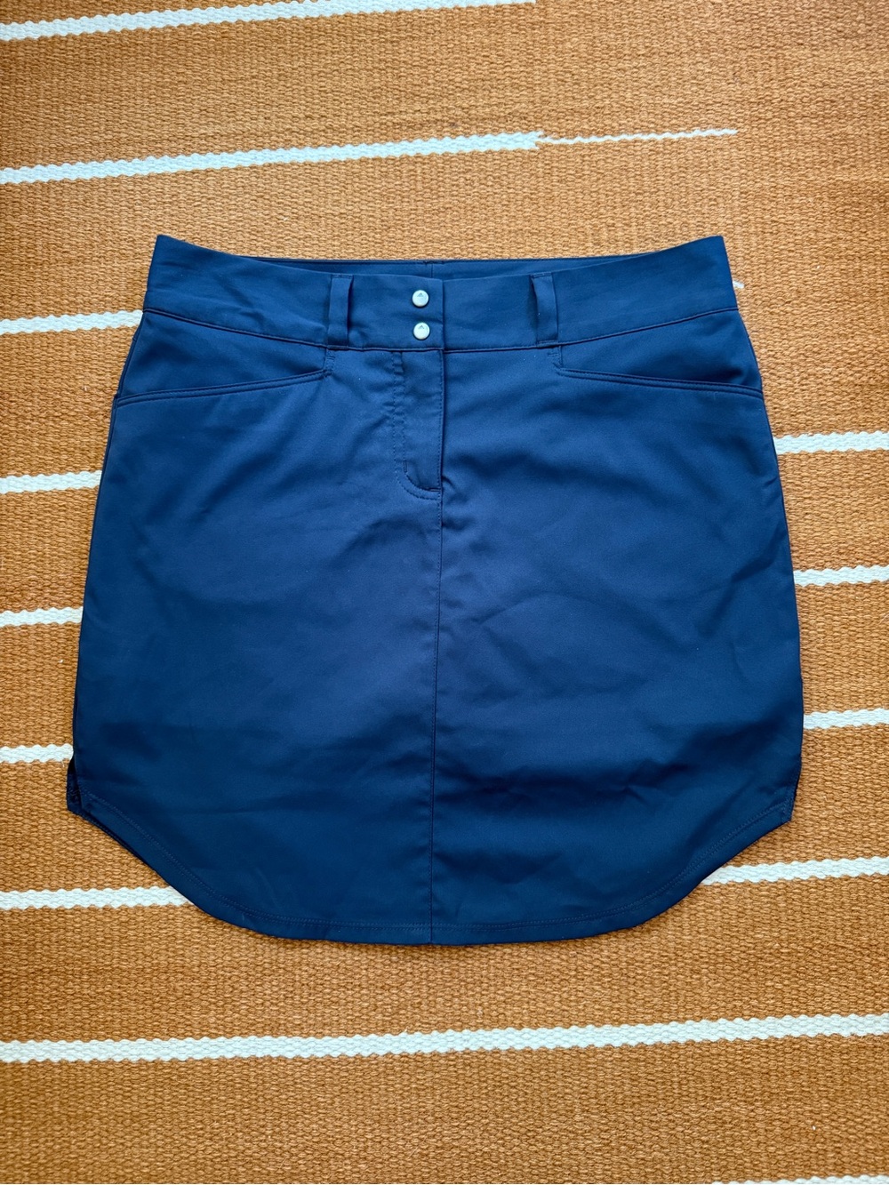 Adidas Golf Athletic Navy Blue Skirt Skort Size 4 Small